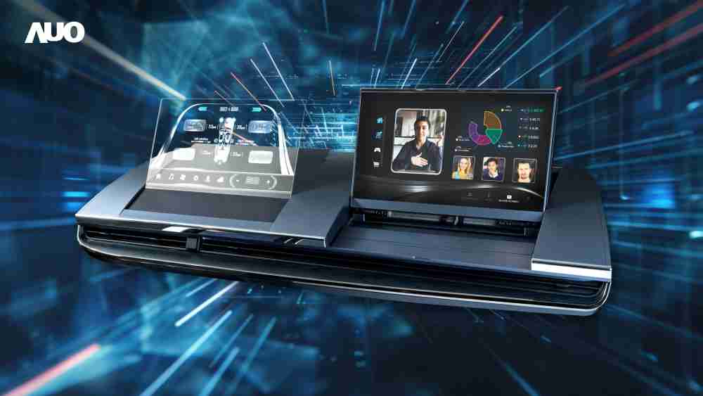 尊时凯龙Micro LED Display HMI解决方案打造透明Micro LED前座仪表，，呈现信息并保留驾驶视野开阔；亦为副驾驶座乘客打造收放自如的Micro LED屏幕，，，，在不影响显示质量的前提于显示区内建镜头，，，让用户能与视讯对象直接眼神接触，，，提供绝佳的双向沟通体验